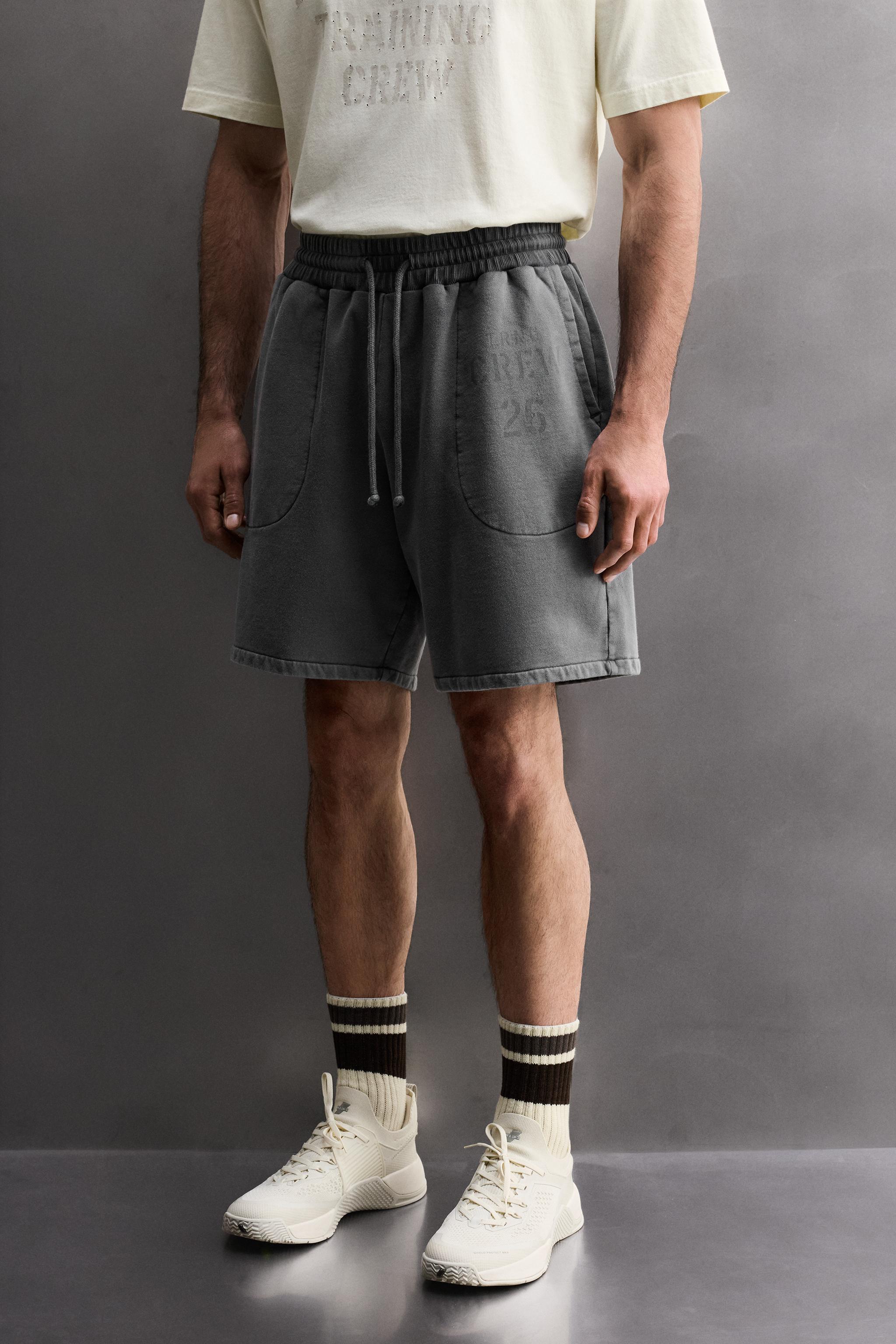 SHORT DE JOGGING DÉLAVÉ TRAINING